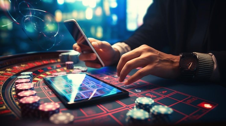 Tampilan laut digital untuk King of Fishing